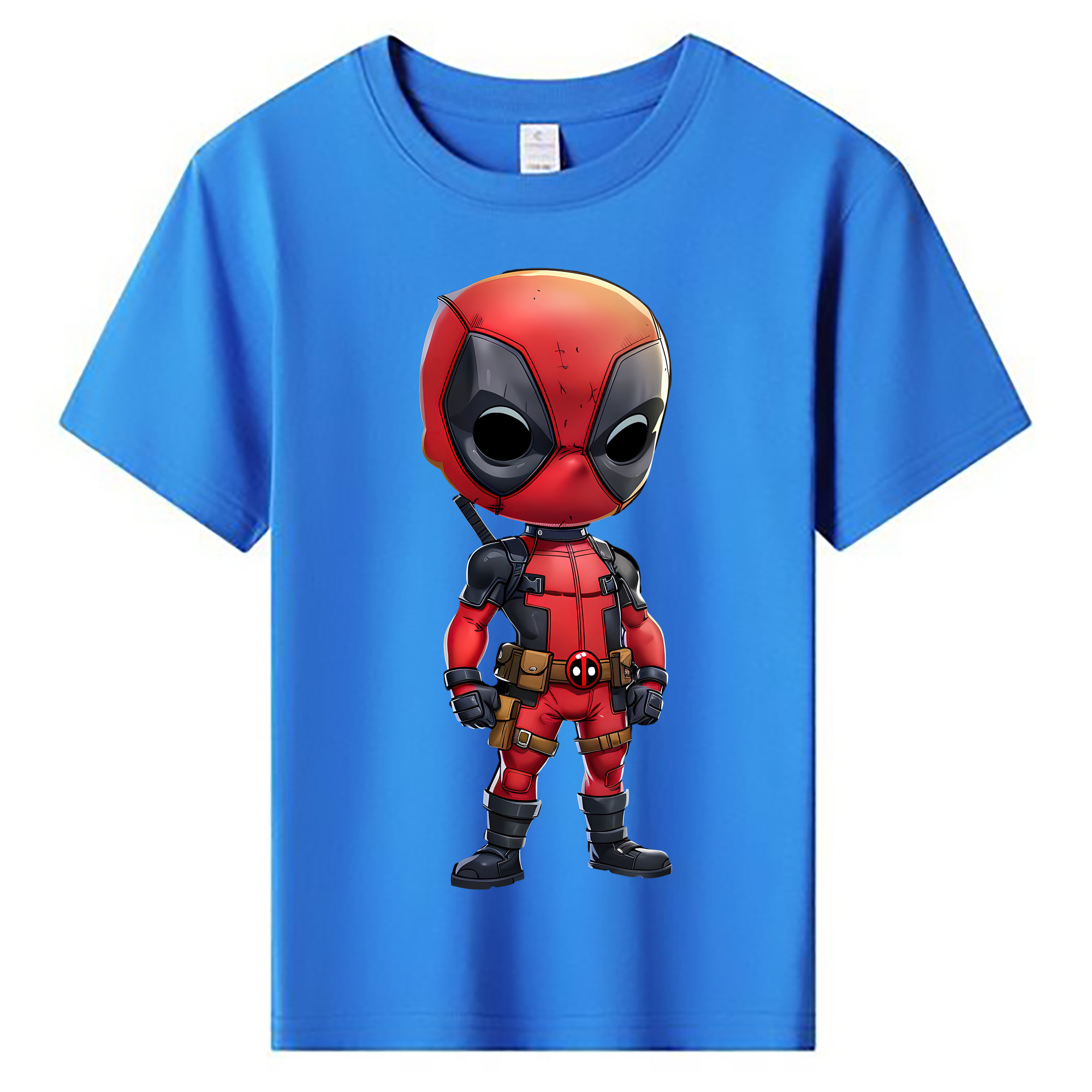 （画像用） Deadpool デッドプール 綿100％キッズTシャツ（フロントプリント）